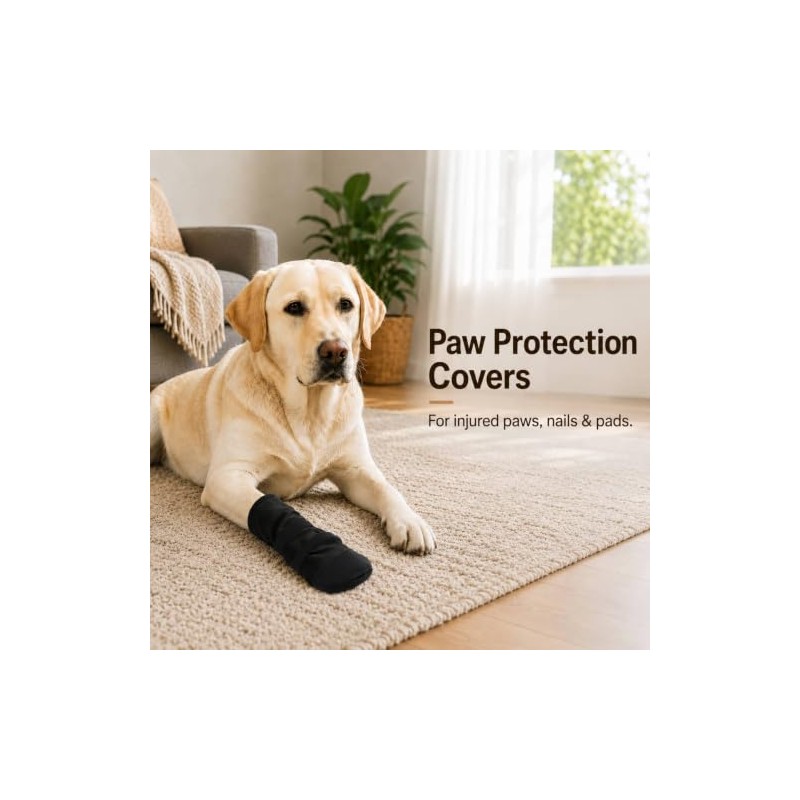Botas de recuperación para perros para patas lesionadas, zapatos transpirables