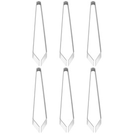 Ipetboom 2sets Fish Bone Tweezers Stainless Steel Tip Tweezers for Hair Removal Perfect for Restaurant Home 3pcs*2