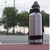 New Wave Enviro 40oz Stainless Steel Water Bottle with Strap