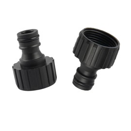 Akiuhen 3/4 inch hose connector threaded faucet adapter outdoor hose faucet adapter, used for threaded faucet adapter, hose quick connector (2PCS)