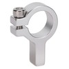 3Pcs Tube Clamp Hub Aluminum Shaft Clamping M4 Thread Mounting