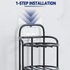 2-Tier Shower Soap Shampoo Bar Holder, Self Adhesive & Freestanding