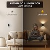 Briignite Night Light, Dusk to Dawn Sensor, Soft White 3000K