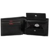 Red Baron Men´s wallet purse genuine cow leather black exclusive