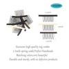 Xuxisowo 30 Pcs Stainless Steel Wig Clips, 7-Teeth Wig Combs