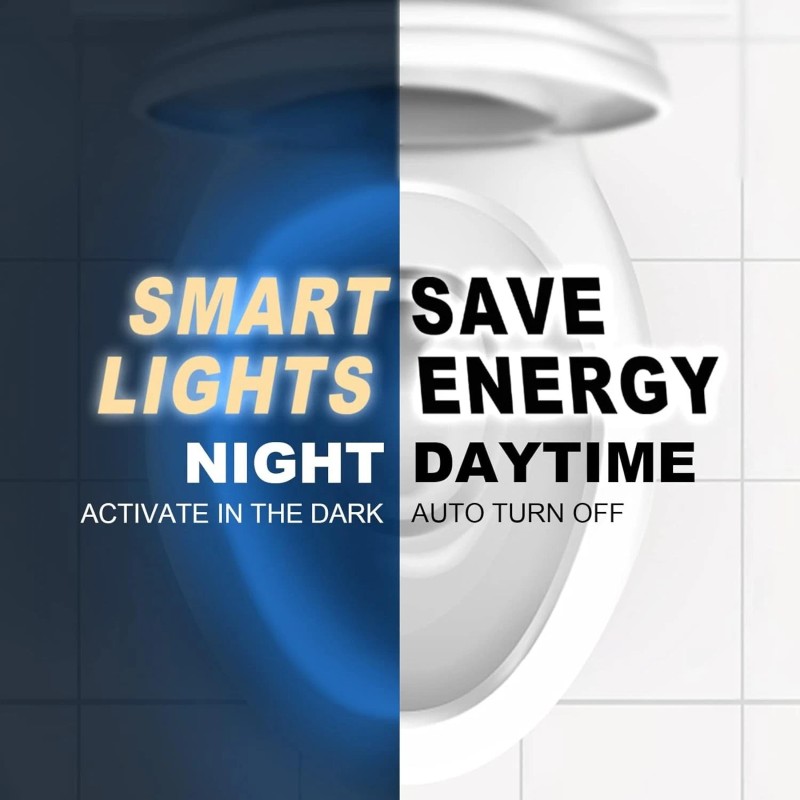 N/A Toilet Light Motion Sensor 16 Colors Changing LED Glow