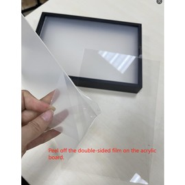 Aulin Family Handprint Kit, DIY Craft Keepsake White Wooden Frame, Clear Family Handprint Endless Gifts Set, 6 Non-Toxic Paints Colors Included (A Family of 5, Bamboo)