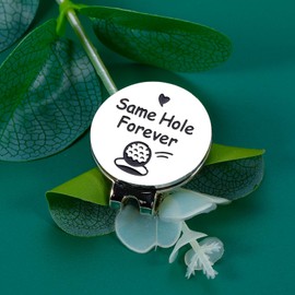 Valentines Gifts for Him Her Boyfriend Girlfriend 11th Anniversary Steel Gift for Couple Husband Gift from Wife Golf Ball Marker Hat Clip Christmas Stocking Stuffers for Women Men White Elephant