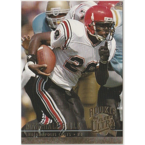 1994 Fleer Ultra Football Rookies Marshall Faulk Rookie Card RC