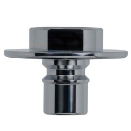 Gaona GA-LB020 Washer Nipple One-touch Water Supply Joint Silver Width 3.3 x Depth 1.9 x Height 4.9 inches (8.5 x 4.7 x 12.5 cm) (Made in Japan) (For Faucet with Coupling, Brim, Easy Installation)