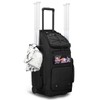 KAVIGOR 80L Rolling Baseball & Softball Bag for Youth &
