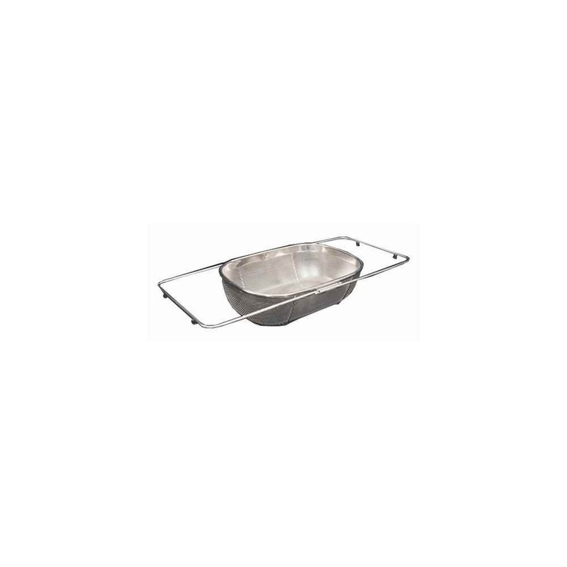 Whitehaus Over The Sink Extendable Colander Strainer Stainless Steel WHNEXC01