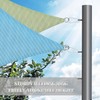 2pcs Sun Shade Poles Outdoor - 10ft 2.36" Diameter Heavy