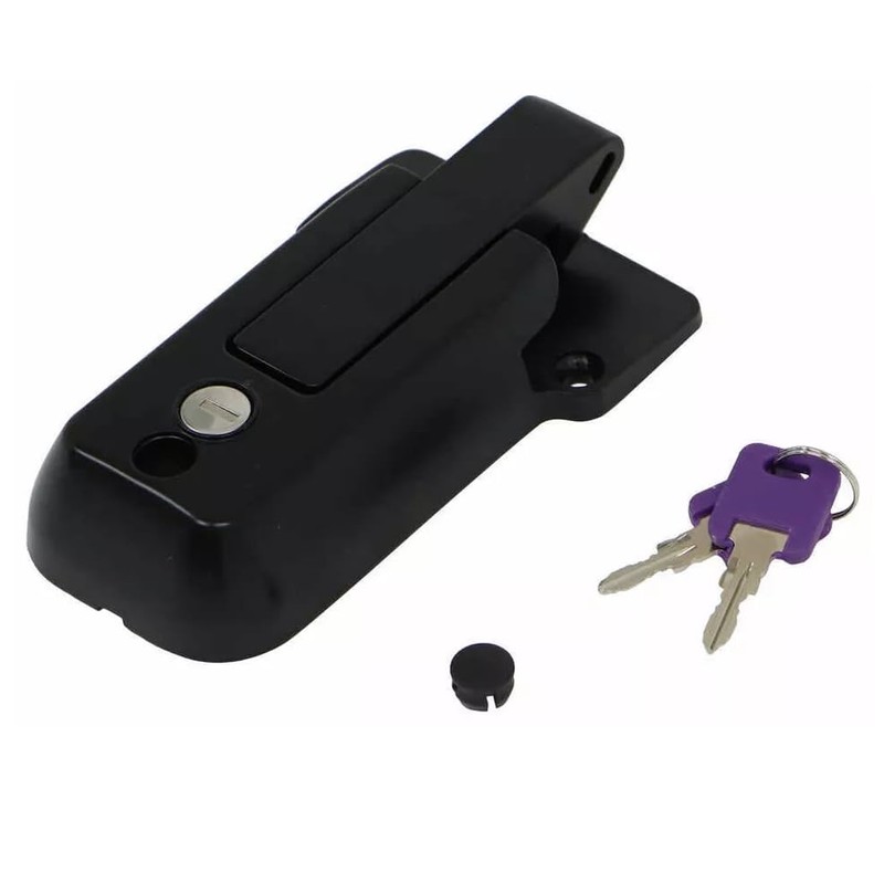 2- Keyed Alike Black Locking Cargo Trailer Fits Cambar Door