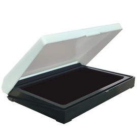 MONKOB Black Ink Stamp Pad 2.75" x 3.93", Ink Paste Used for Office, Home, Crafting, DIY (Black)