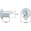 HEXATON Sleeve Nut M8 x 20 x 16 mm -