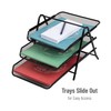 Mind Reader 3-Tier Paper Tray, Desktop Organizer, File Storage, Workspace,