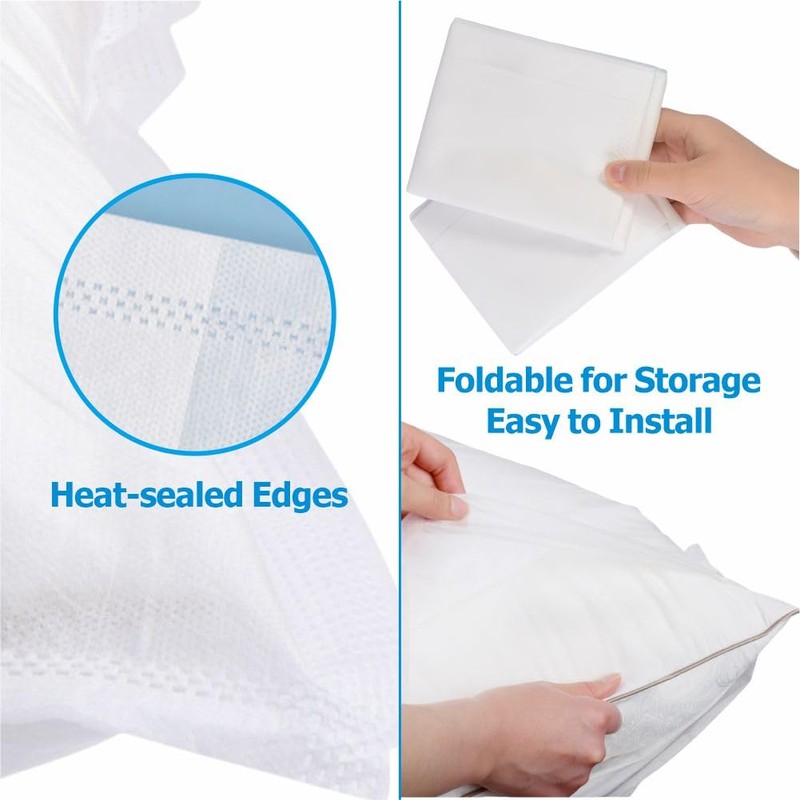 Disposable Pillow Case - Single-use Pillow Cover for Clinic Travel