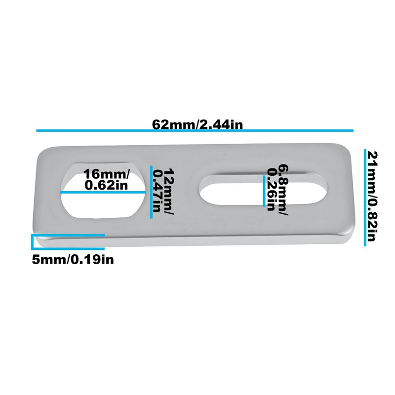 eMagTech 2Pcs 16mm Electric Bicycle Motor Antirotation Gasket EBike Motor