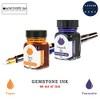 Monteverde 60ml Gemstone Fountain Pen Ink Bottle (30ml Topaz Ink