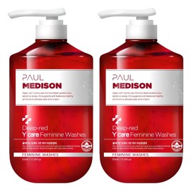 Paul Medison Deep Red Y Zone Care Feminine Cleanser, 510ml, 2 pcs / 폴메디슨 딥레드 Y존 케어 여성청결제, 510ml, 2개