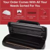 Magic Mill Food Vacuum Sealer Machine Easy-Close Handle for Manual
