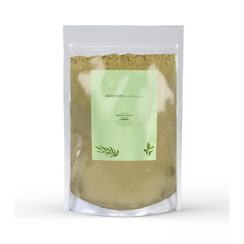 Unpretentious Ground Rosemary, 4 oz, Cooking Herb, Aromatic Flavor, Steak