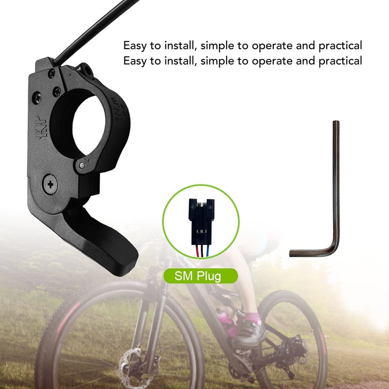 Electric Bike Thumb Throttle Antiskid Electric Scooter Thumb Accelerator with