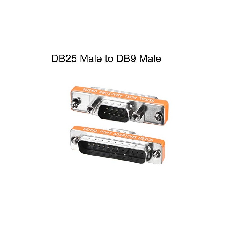sourcing map Gender Changer 18 Pin DB25 Male to DB9