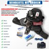OnlyPRiME Motorcycle Leg Bag Waterproof with Rain Cover and Adjustable