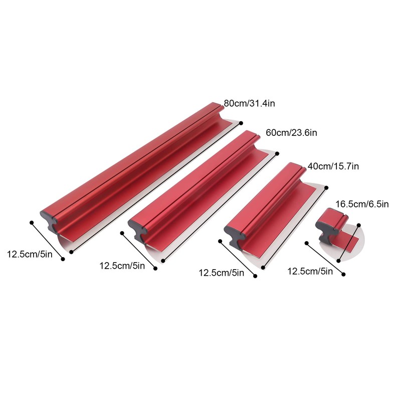 Kathring Drywall Skimming Blade Set, Hemming Blade Set with Retractable