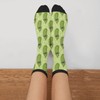Funny Pickle Socks Green Novelty Casual Crew Socks Gifts For