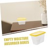 KICHOUSE 4pcs Large Room Dehumidifier Box Moisture Absorber Replacement Container