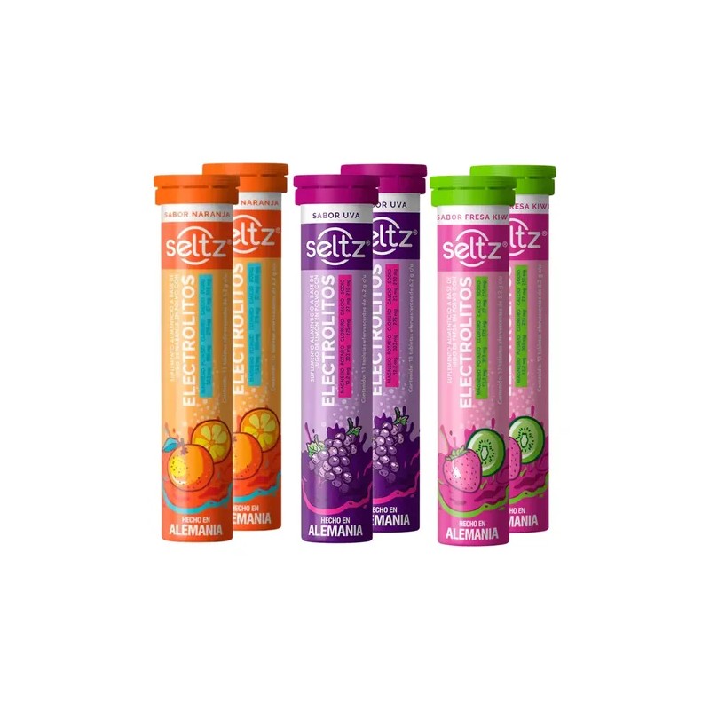 Pack Mix 6 Tubos De Electrolitos Efervecentes Seltz C13 Tbs