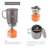 BRS 3000T Stove Windscreen Titanium Camp Stove Windshield with Storage