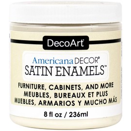DecoArt Satin Enamels Acrylic Paint, 8 fl. oz. Jar, Beige (Pack of 1)