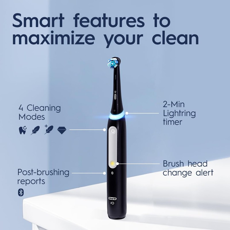 Oral-B iO Series 4 Electric Toothbrush with (1) Brush Head,