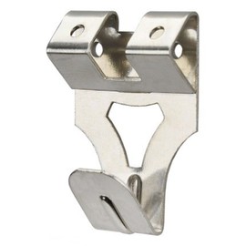 Taskar Silver Picture Hooks (Double - 20 Pack) Nickel Plated