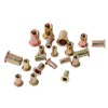 KATSU 120PCs Rivet Nuts M3 M4 M5 M6 Zinc Plated