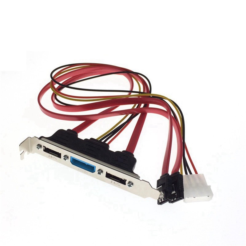 4X PC DIY SATA to ESATA and 4Pin IDE Molex