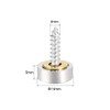 uxcell Mirror Screws Decorative Caps Cover Nails Brushed Stainless Steel
