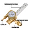 Argon Flowmeter Regulator, All Brass Argon Pressure Reducer Regulator Gas