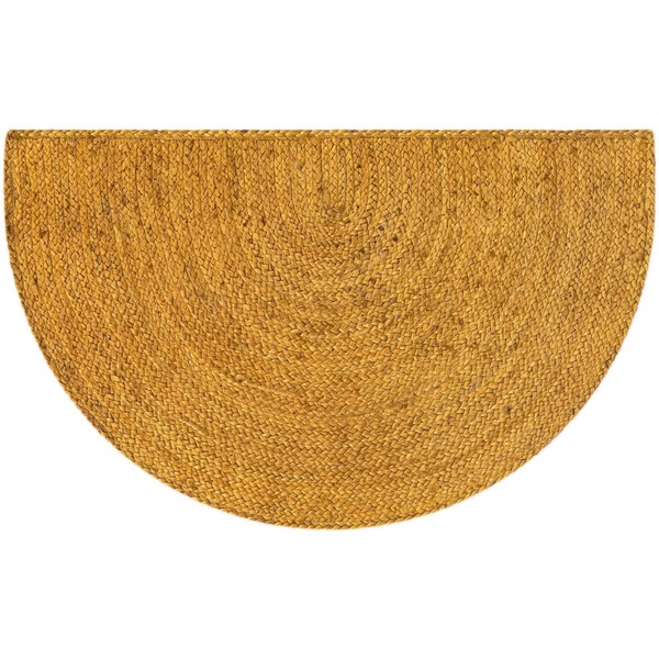 Unique Loom Braided Jute Collection Area Rug - Dhaka (2'