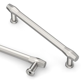 Asidrama 10 Pack 5 Inch(128mm) Brushed Satin Nickel Kitchen Cabinet Handles, Cabinet Pulls Kitchen Cabinet Hardware for Cupboard Drawer Pulls