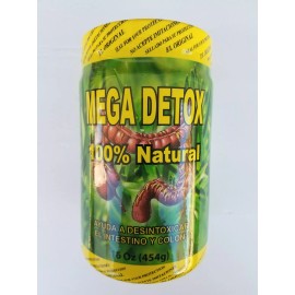 Detoxify MEGA DETOX 100% NATURAL HELPS DETOXIFY INTESTINE & COLON 16 OZ NEW SEALED 06/25