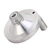 Hand Wheel Crank Handwheel Aluminum Alloy 0‑1mm Scale 80mm Diameter