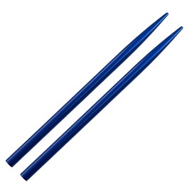 2 Pack - 3 1/2" Type II (Mid-Sized / "Manny Method") Aluminum Paracord Stitching Needle by Jig Pro Shop (Blue)