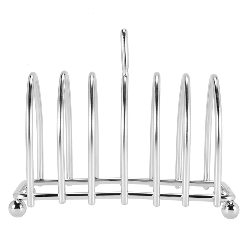 Restrdt Toast Bread Rack Holder 6 Steel Toast Rack with