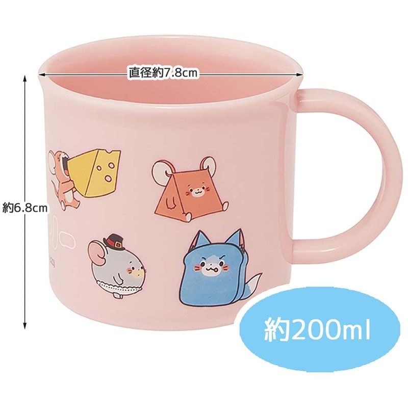 Skater KE4AAG-A Antibacterial Cup, Tom & Jerry, Cartoon, 7.8 fl