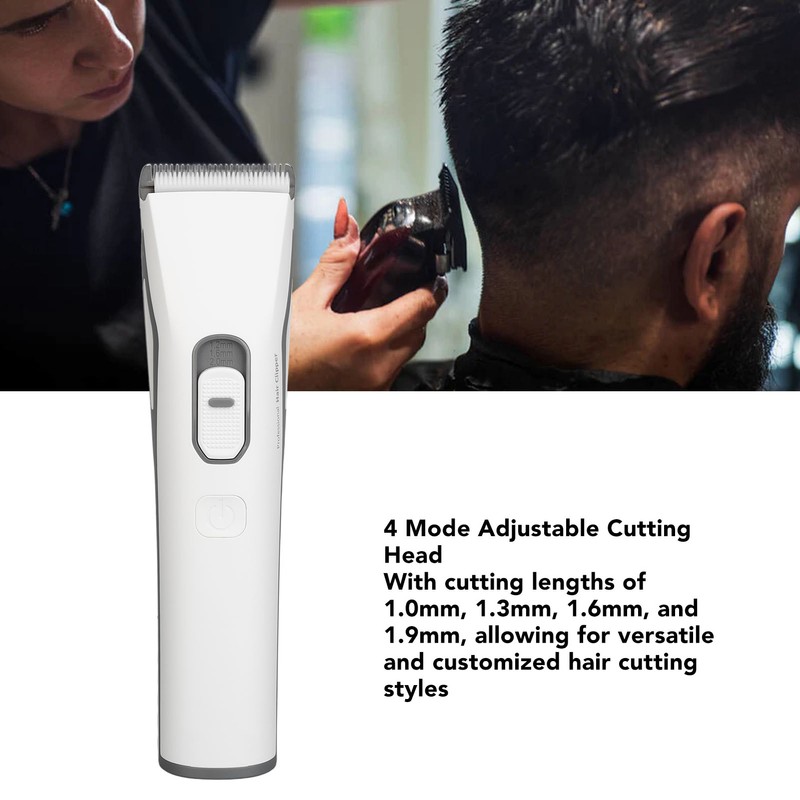 Electric Hair Trimmer for Men Rechargeable 4 Modes 7000RPM Low